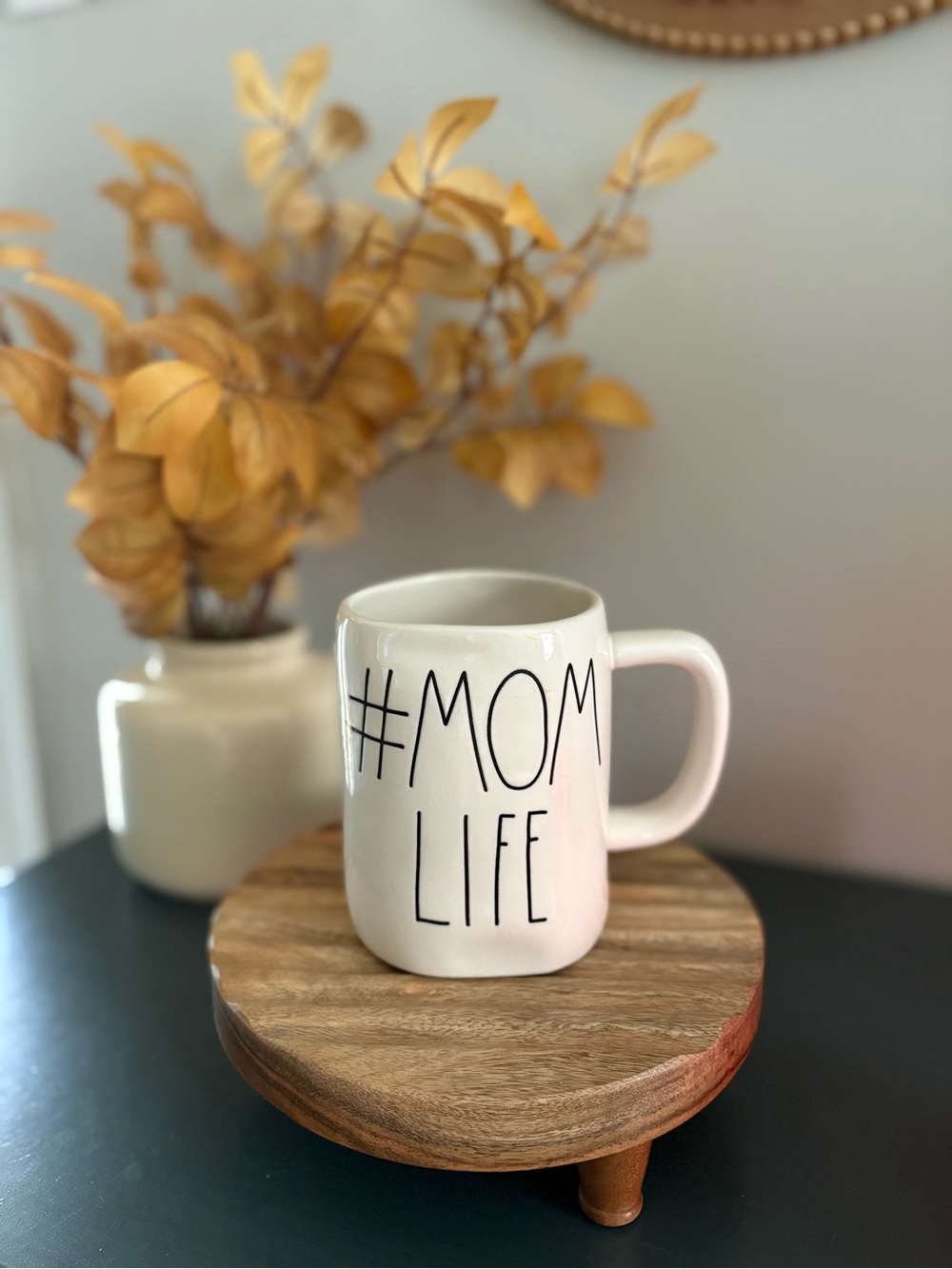 #MOM LIFE Rae Dunn White Ceramic Coffee Mug